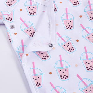 newborn side snap buttons style